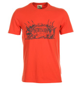 Dunnere Flag Logo Red T-Shirt