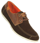 Rigley Dark Brown Suede Deck Shoes