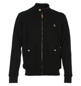 Tellisford Black Full Zip Sweater