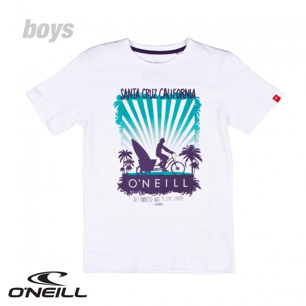 Boys Pipe T-Shirt - Super White