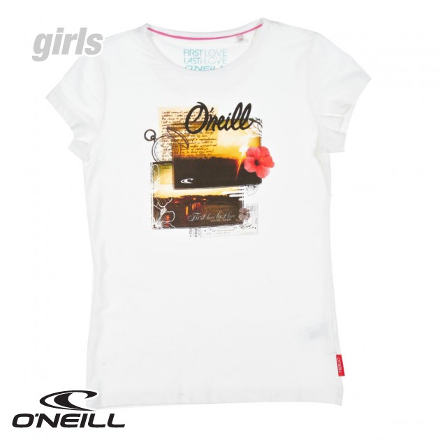 Girls Bright T-Shirt - Super White