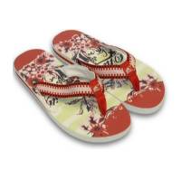 GIRLS PAINTED FLOWER FLIP FLOP