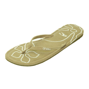 Ladies ONeill Gladys Flip Flops. Hole Brown