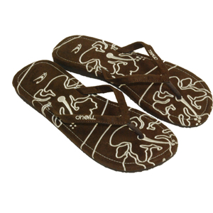 Ladies ONeill Gladys Flip Flops. Urban Brown