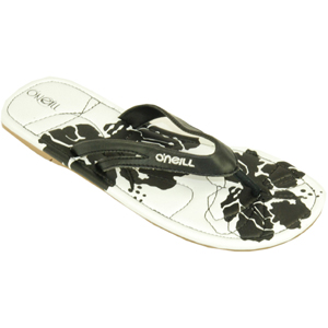 Ladies ONeill Gritt Flip Flops. Black Out