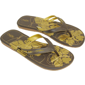 Ladies ONeill Gritt Metalic Flip Flops. Urban