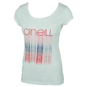 Ladies ONeill Hiro Powder T-Shirt. White