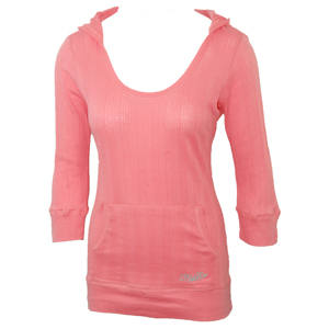 Ladies ONeill Macapa Long Sleeve Top. Flamingo