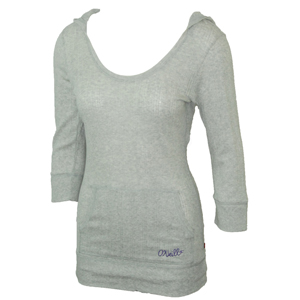 Ladies ONeill Macapa Long Sleeve Top. Silver