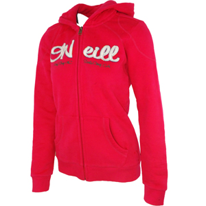 Ladies ONeill Sophie Full Zip Thru Hoody. Peony