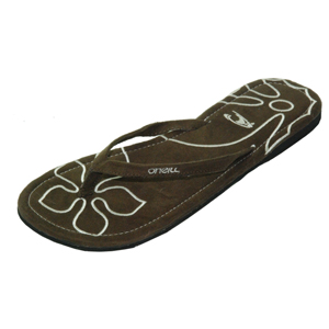 Ladies ONeill Gladys Flip Flops. Urban Brown