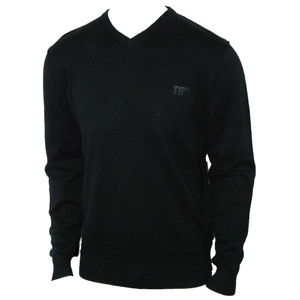 Mens ONeill Half Moon Pullover Knitwear. Black