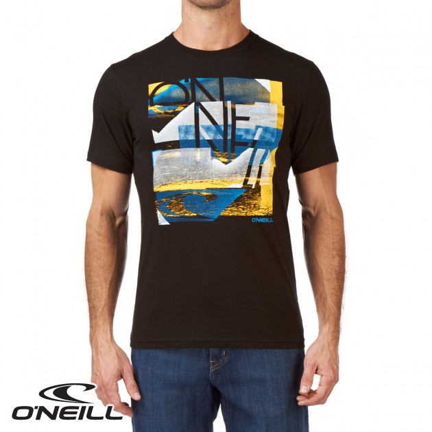 Mens ONeill Crusade T-Shirt - Black