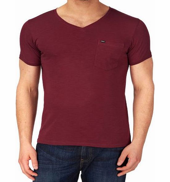 Mens ONeill Lm Jacks Base T-Shirt - Brick Red