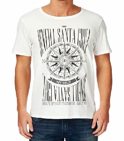 Mens ONeill Navigate T-Shirt - Powder White