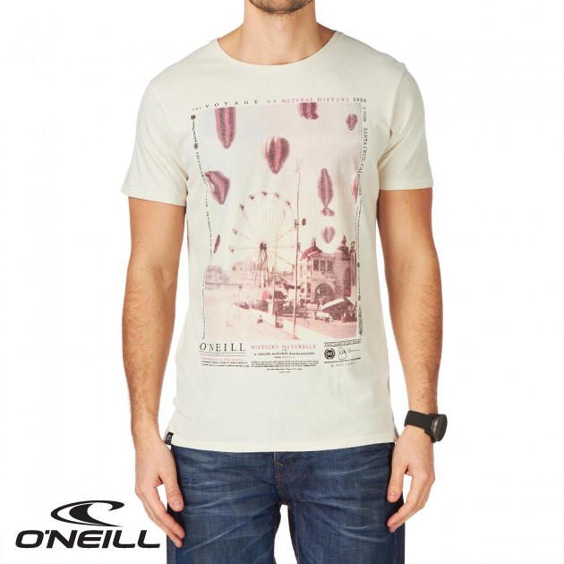 Mens ONeill Santa Cruz Pier T-Shirt - Vaporous