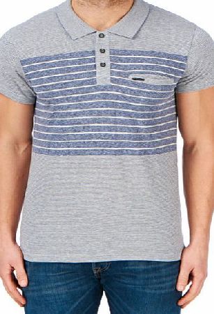 O`Neill Mens ONeill Stringer Polo Shirt - Carbon Blue