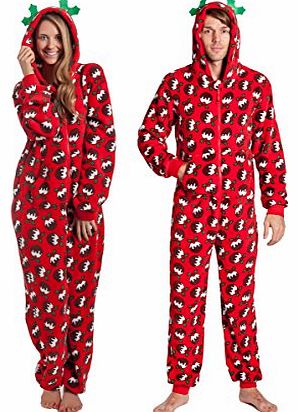 ONEZEE Unisex Novelty Xmas Onesie Fleece All-In-One SuperSoft Warm Hooded