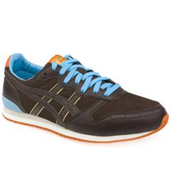 Onitsuka Tiger Male Onitsuka Tiger Saiko Runner Leather Upper Fashion Large Sizes in Brown