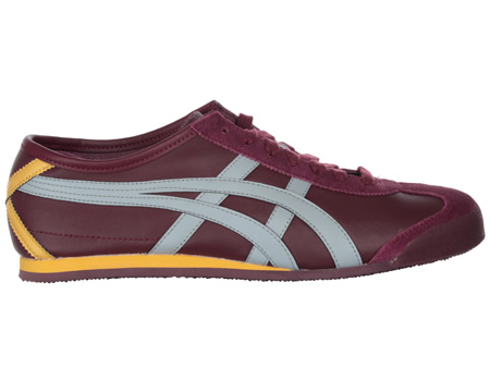 Mexico 66 Burgundy/Grey Leather