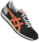 Onitsuka California 78 Black and Orange Trainers