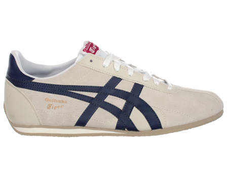 Onitsuka Tiger Runspark Birch/Navy Suede Trainers