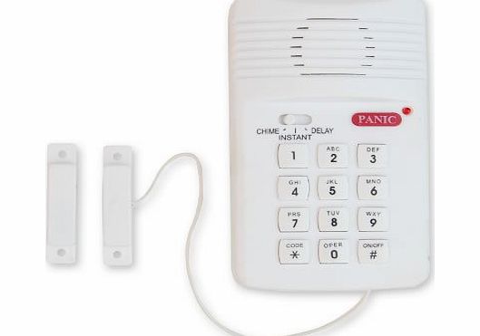 OnlineDiscountStore WIRELESS SECURITY KEYPAD DOOR ALARM SYSTEM WITH PANIC BUTTON SHED GARAGE CARAVAN