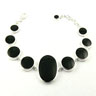 onyx Disc Bracelet