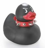 Opal London Designer Black Punk Bath Duck by Opal London