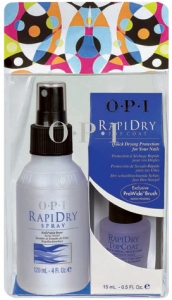OPI. OPI RAPIDRY SPRAY   FREE RAPIDRY TOP COAT (2