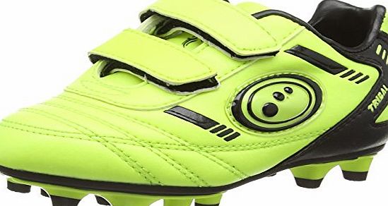 Optimum Boys Tribal Velcro Moulded Football Training Shoes, Yellow (Yellow/Black), 8 Child UK