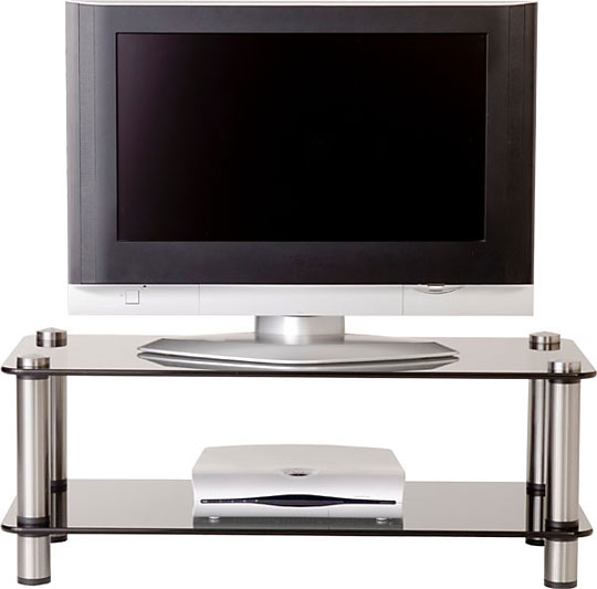 Optimum AV20SL Slimline Glass TV Stand - Cherry