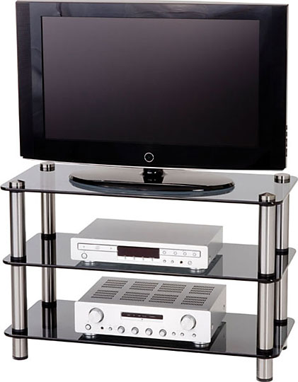 Optimum International Optimum AV30SL Slimline Glass TV Stand - Light