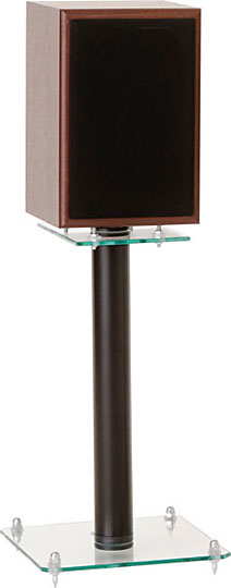 Optimum OPT60S Speaker Stand - Satin Black Clear