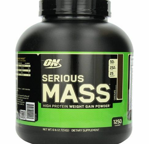 Optimum Nutrition Gold Standard ON Optimum Nutrition Serious Mass Best Protein Powder (Chocolate, 2720g)