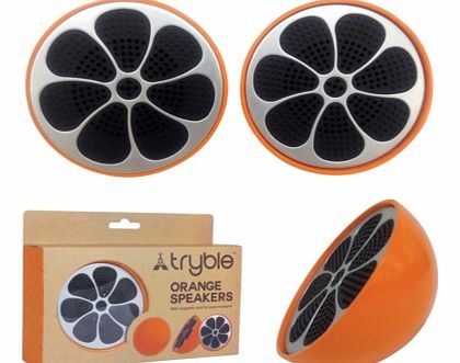 ORANGE Shaped Mini Speakers Set 4471