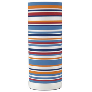 Orange Stripe Table Lamp