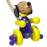 Wooden Push Along Dog