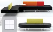 Boundary Upholstery System 4 Seat Unit - From Orangebox