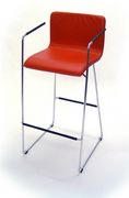 Peak Upholstered Armed Stool - From Orangebox