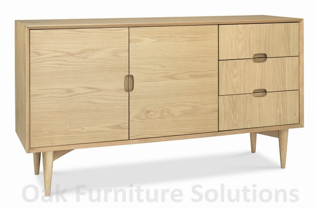 Orbit Oak Wide Sideboard