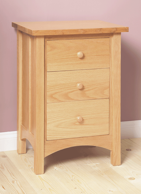 3 Drawer Bedside Cabinet