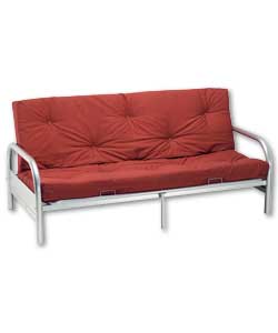 Oregon Silver Futon and Terracotta Mattress