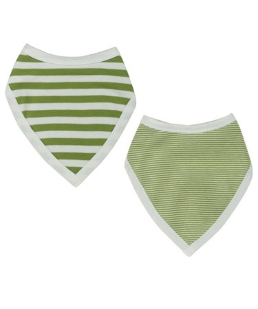 Green Reversible Bandanna Bib