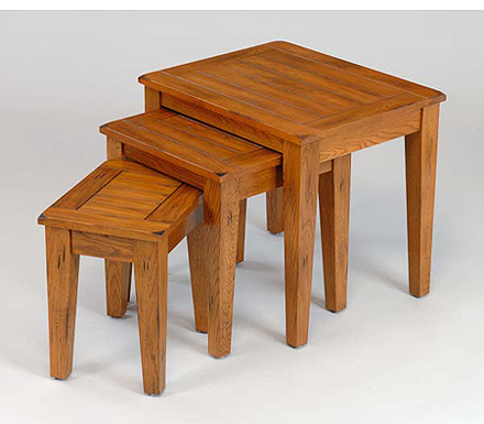 Origin Red Maryland Oak Nest Of Tables