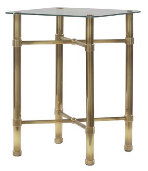 Original Bedstead Company Antique Brass Bedside