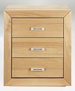 Orion Bedside Chest - Oak Finish