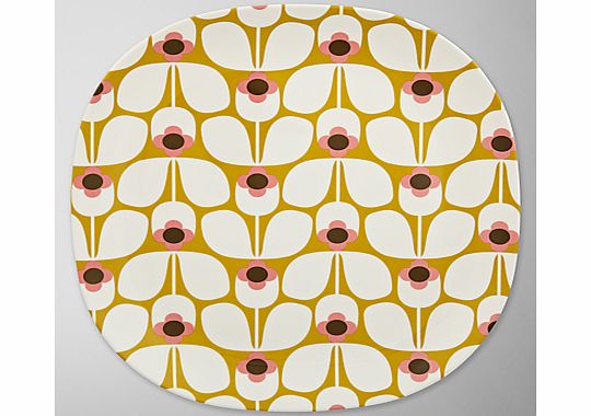 Orla Kiely Melamine Dinner Plate, Dia.26cm