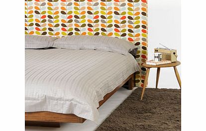 Orla Kiely Tiny Stem Jacquard Bedding Grey Duvet Cover