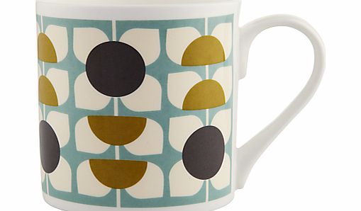 Orla Kiely Turquoise Flowers Mug